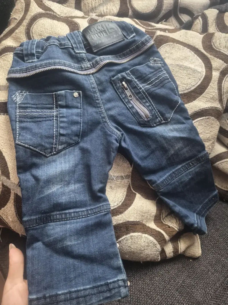 Jeans Black and Blue 12M - 3