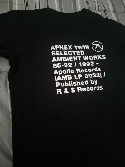 Polera negra aphex twin - miniatura 2
