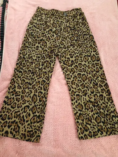 Pantalones estampado leopardo mujer - miniatura 2