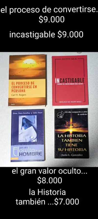 Lote de 4 libros variados - miniatura 1