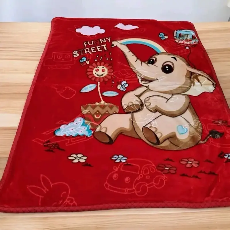 Manta infantil estampada