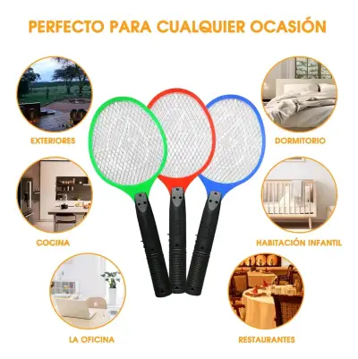 Raqueta matamoscas eléctrica - miniatura 4