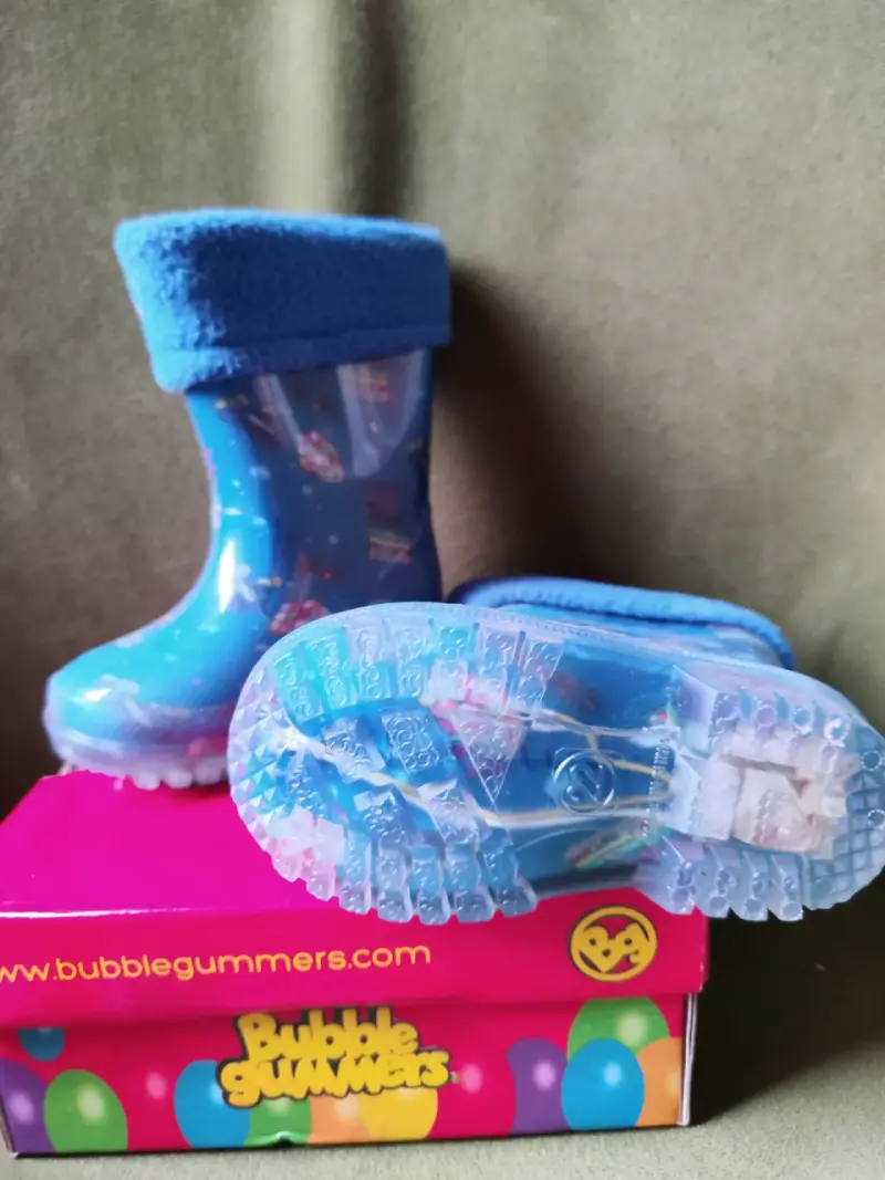 Botas de lluvia azul para niños - 2