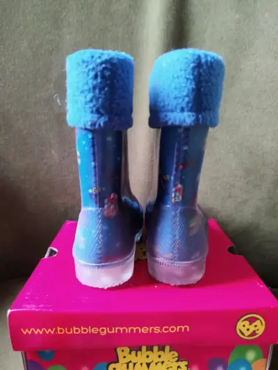 Botas de lluvia azul para niños - miniatura 4