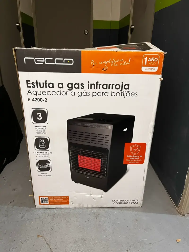 Estufa a gas infrarroja Recco - 1