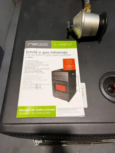 Estufa a gas infrarroja Recco - miniatura 2