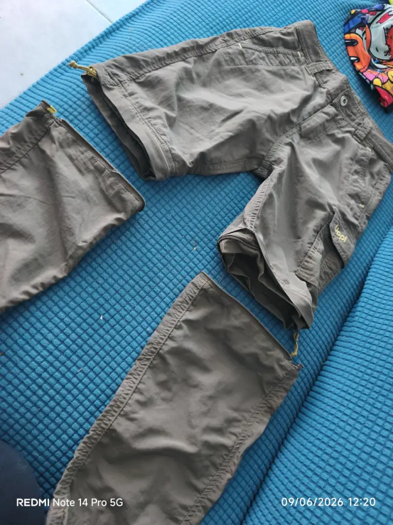 Pantalones desmontables grises - 2