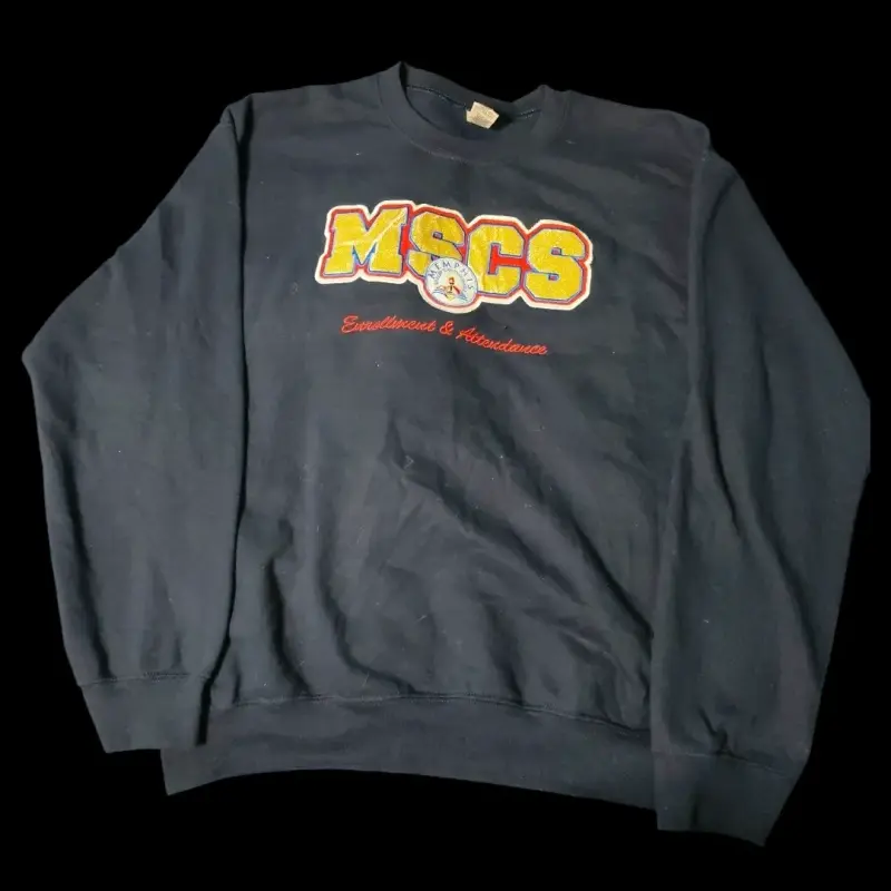 Polerón negro con logo MSCS - 1
