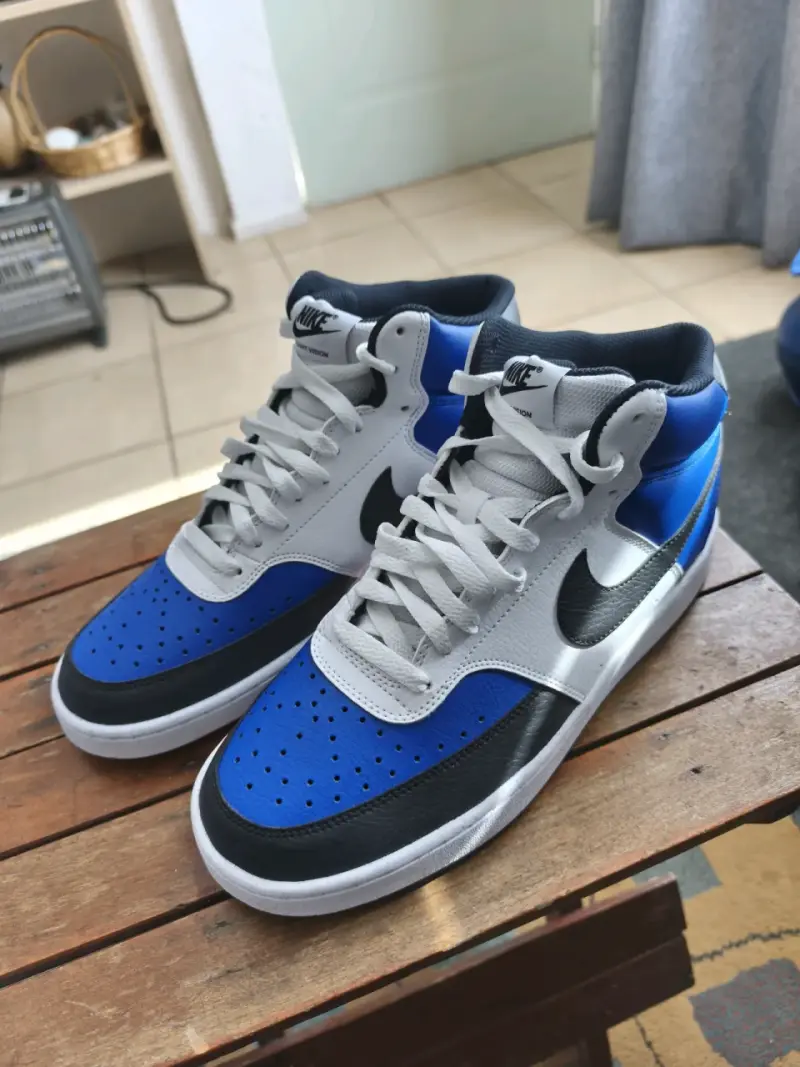 Zapatillas deportivas Nike azul y gris - 1