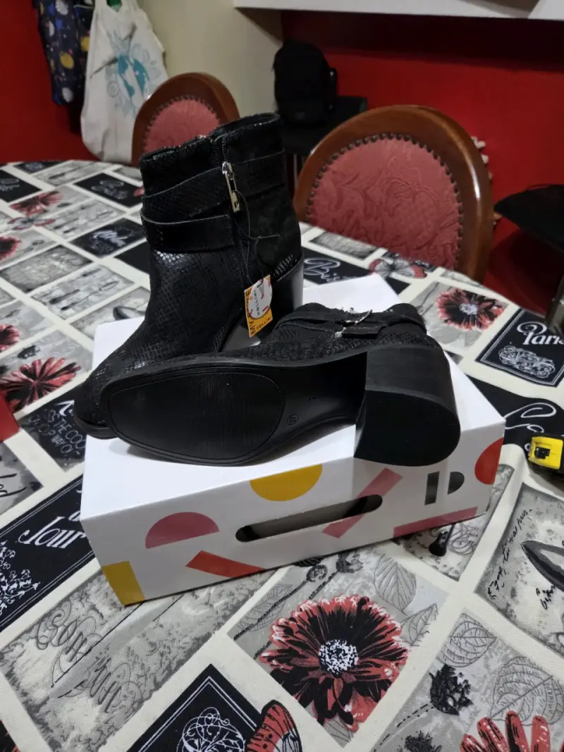 Botines negros de tacón - 2