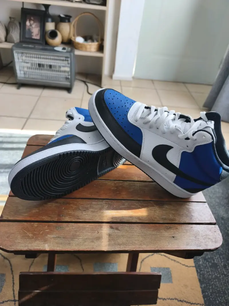 Zapatillas deportivas Nike azul y gris - 3