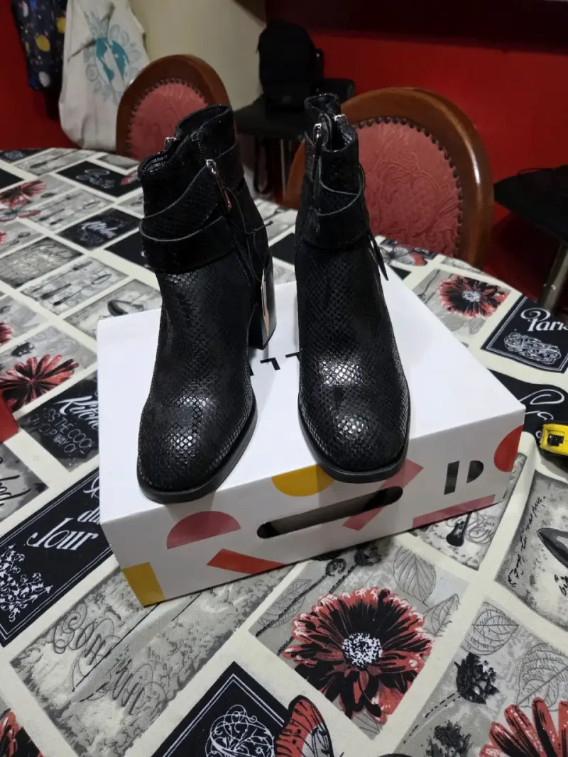 Botines negros de tacón - 3