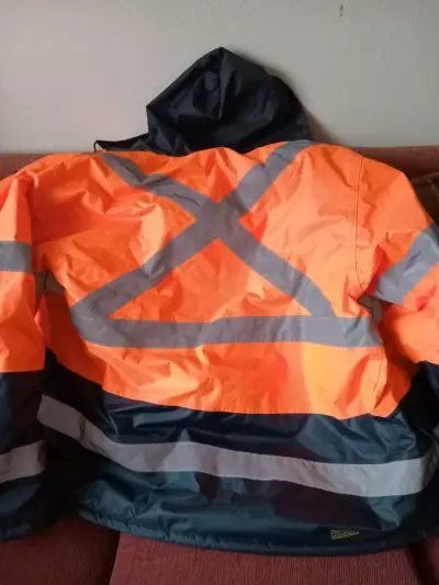 Chaqueta reflectante anaranjada - miniatura 4