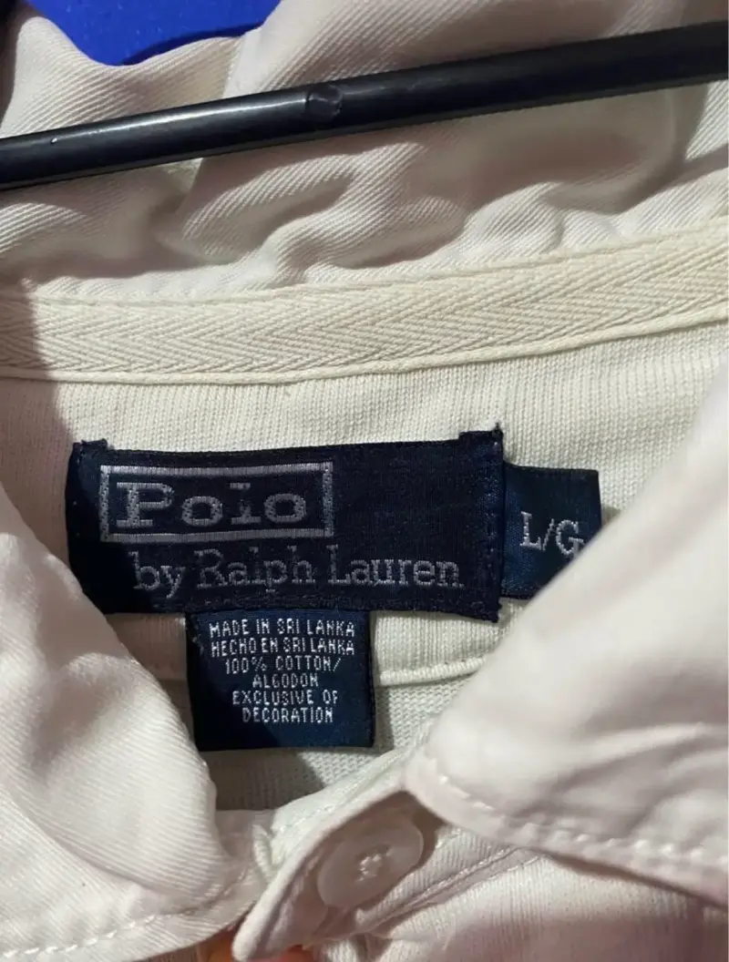 Polera polo blanca casual - 4