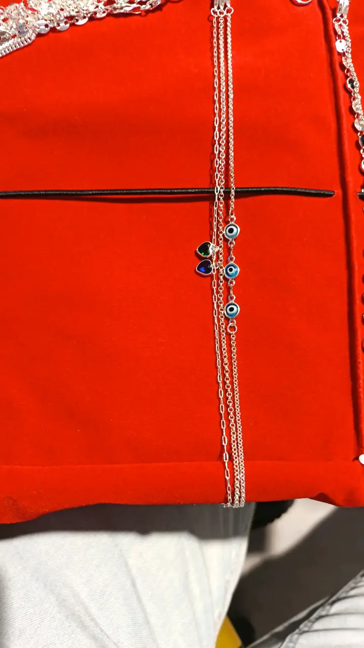 Conjunto de cadenas de plata 925 italiana - 3