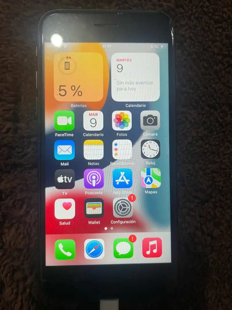Telefono iphone 7 negro 32GB - 1