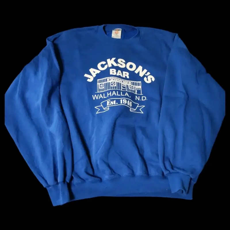 Polerón azul Jackson's Bar - 1