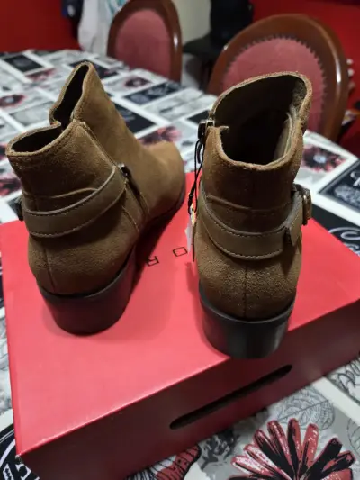 Botines de gamuza marrón - miniatura 3