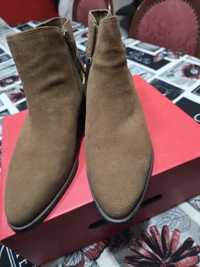 Botines de gamuza marrón - miniatura 4