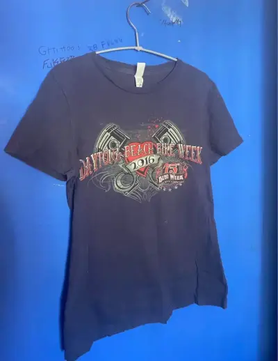 Polera negra Daytona Beach 2016 - miniatura 1