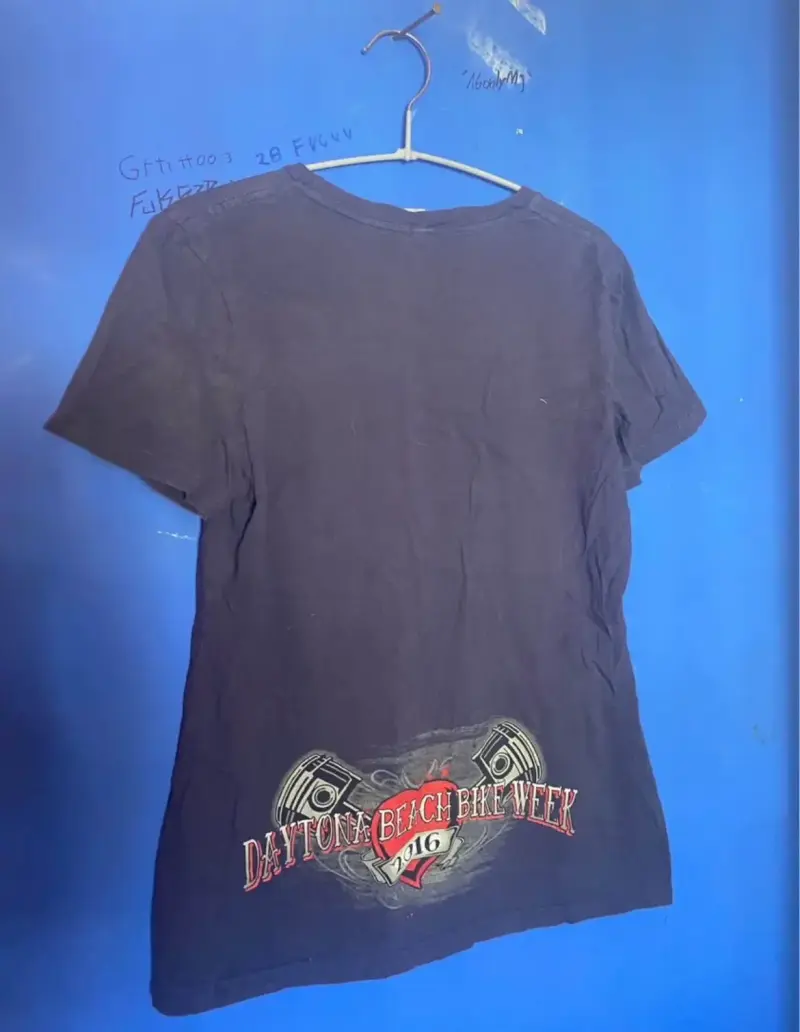 Polera negra Daytona Beach 2016 - 2