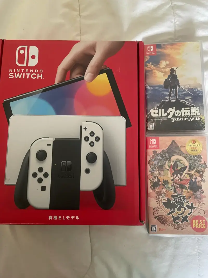 Nintendo Switch Oled con dos juegos - 1
