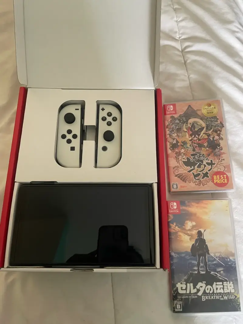 Nintendo Switch Oled con dos juegos - 4