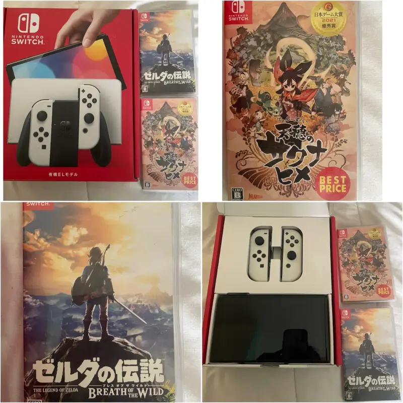 Nintendo Switch Oled con dos juegos - 5