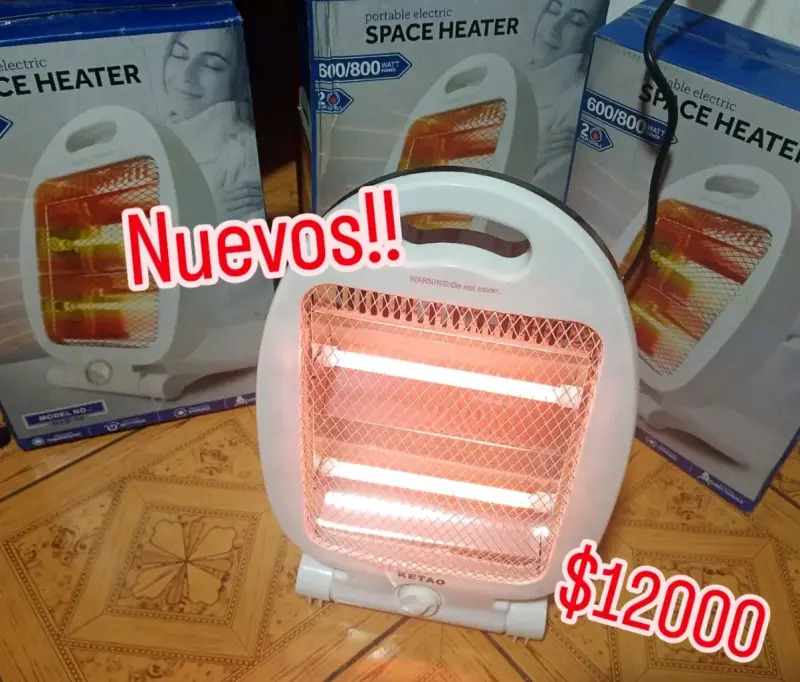 Calefactor eléctrico portátil