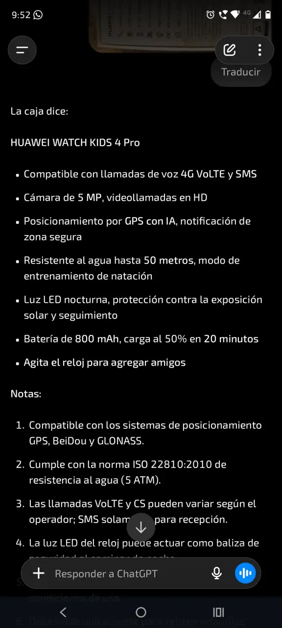 Smartwatch Huawei rosa dorado - 3