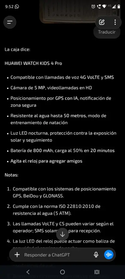 Smartwatch Huawei rosa dorado - miniatura 3