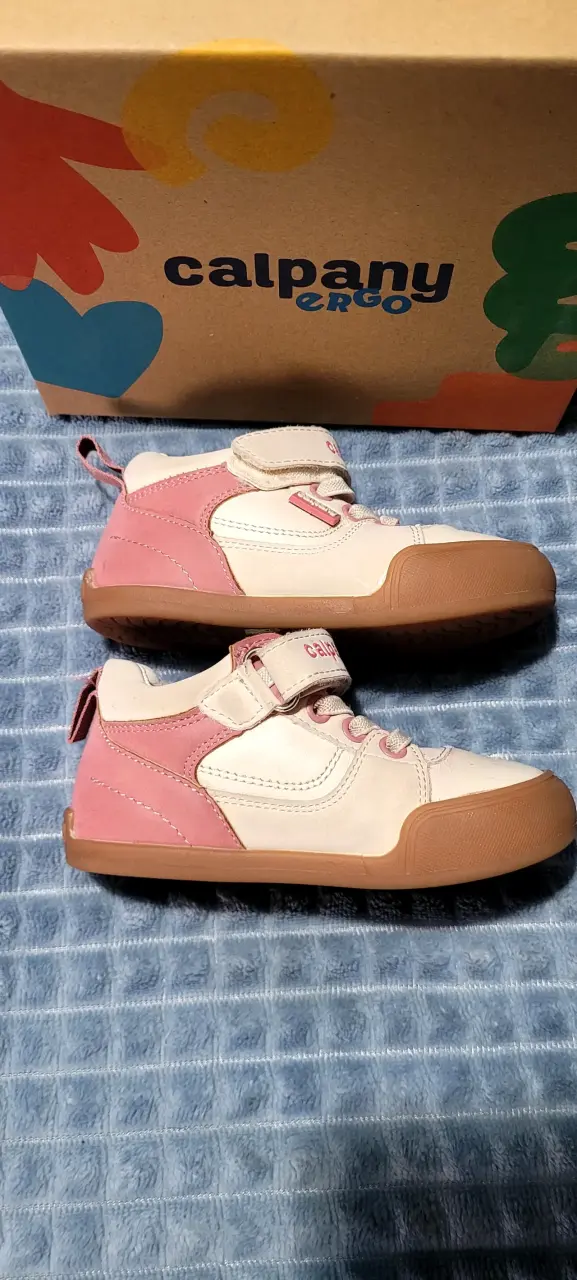 Zapatos bebé Calpany rosados - 1