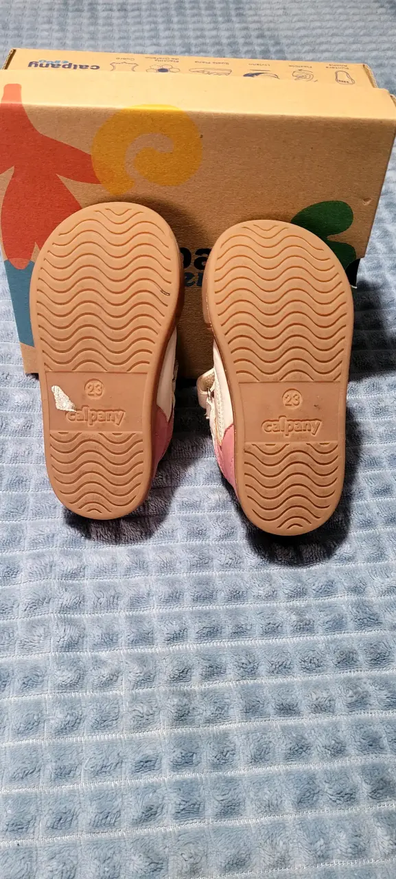 Zapatos bebé Calpany rosados - 3