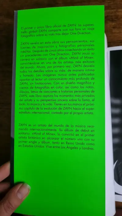 Libro 'Z' de Zayn Malik - miniatura 2