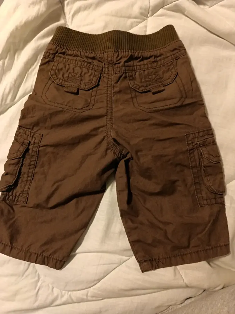 Shorts cargo café para niño - 2