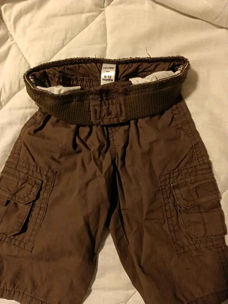 Shorts cargo café para niño - 3
