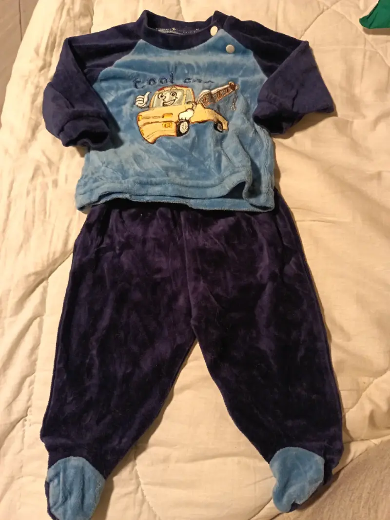 Conjunto pijama bebé azul - 1