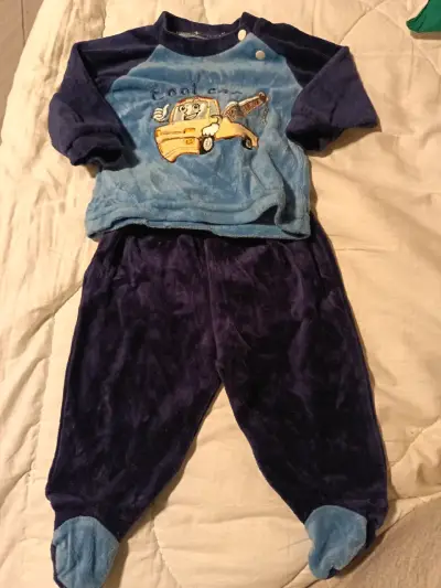 Conjunto pijama bebé azul - miniatura 1