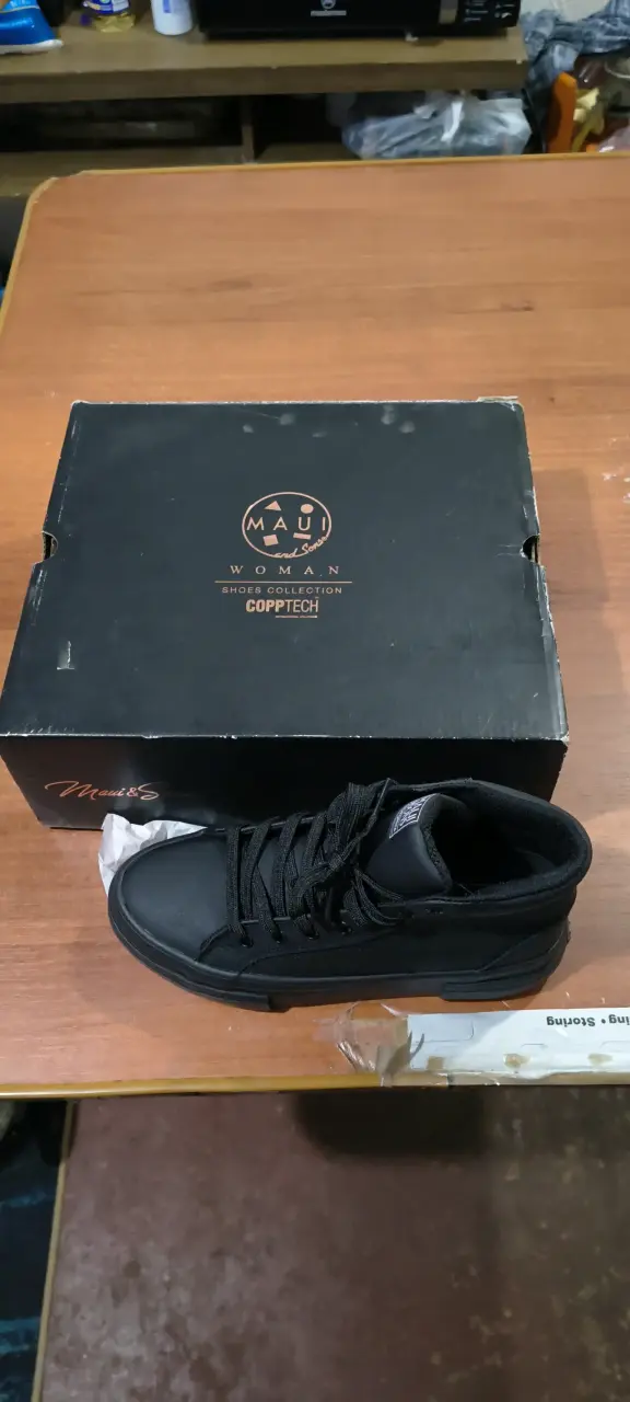 Zapatillas negras altas - 6