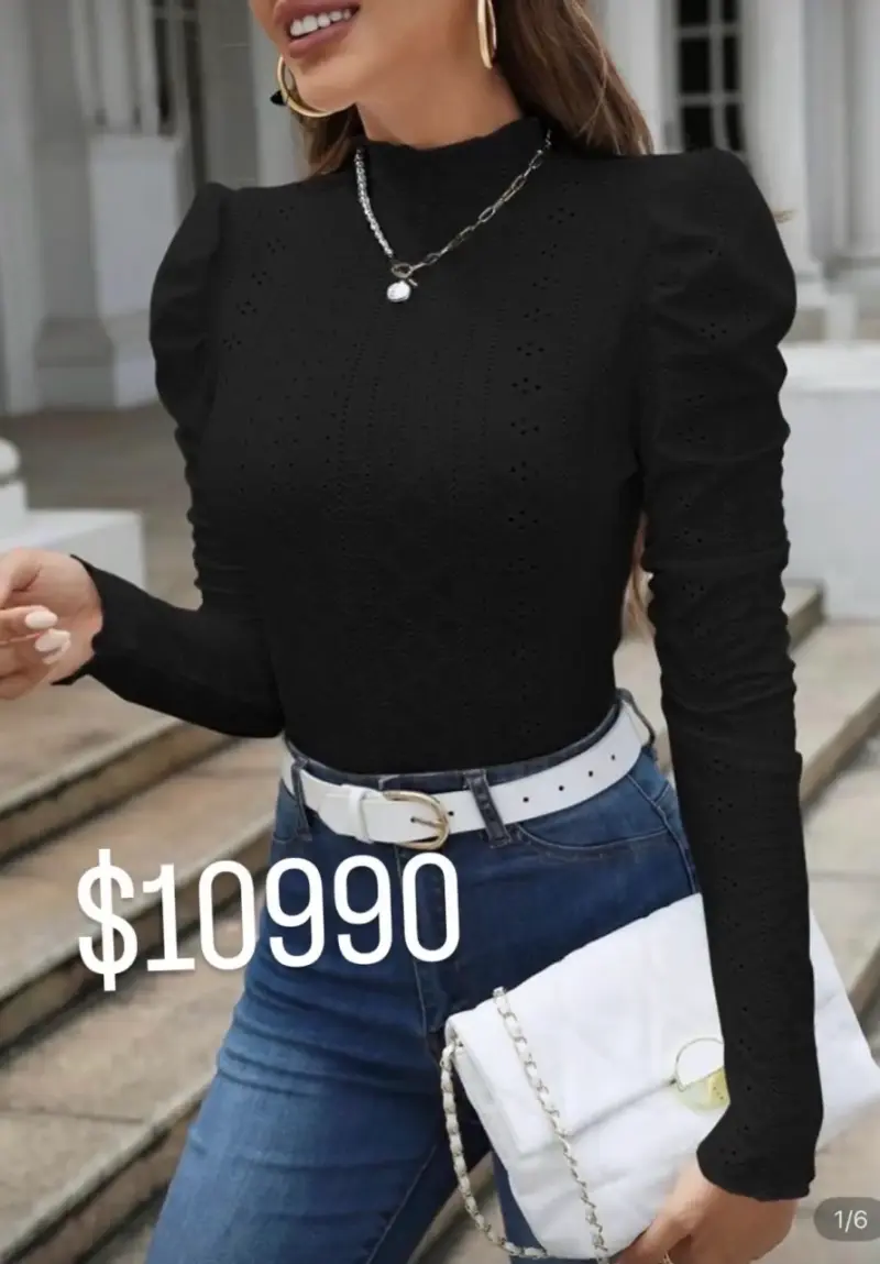 Sweater gris con estampado - 6