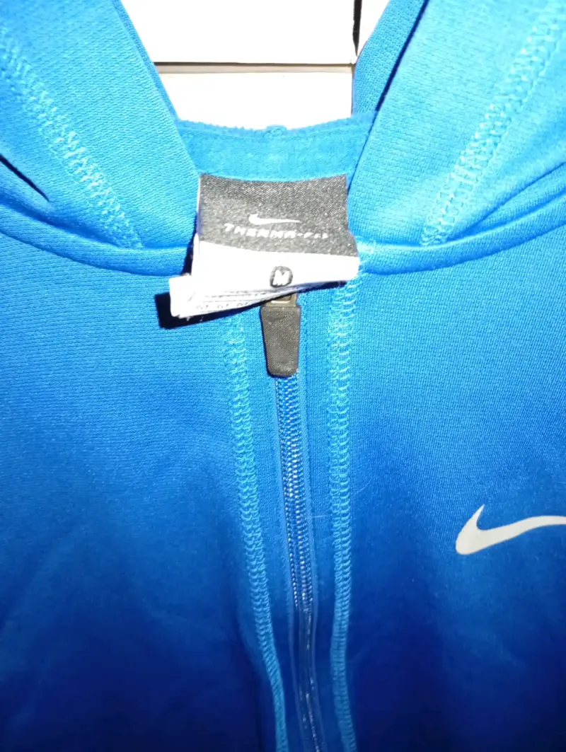 Polerón azul con cierre Nike - 1