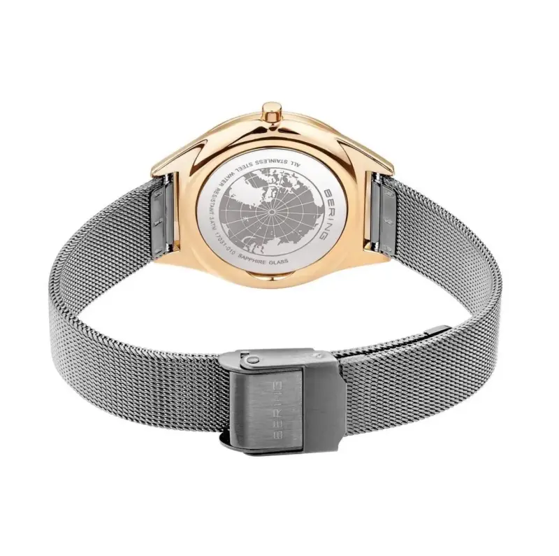 Reloj de pulsera dorado y plateado - 2