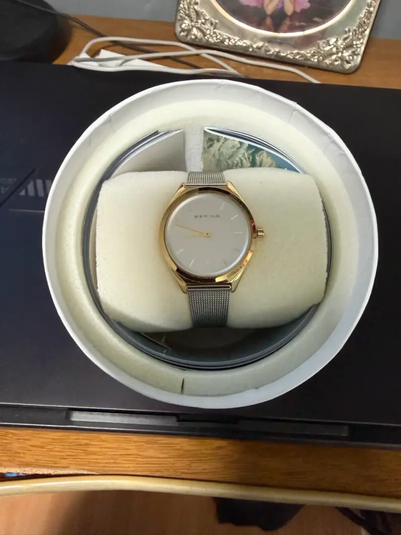 Reloj de pulsera dorado y plateado - 5