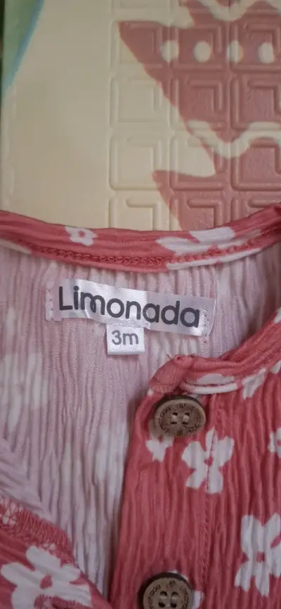 Enterito rosado con flores blancas - miniatura 2