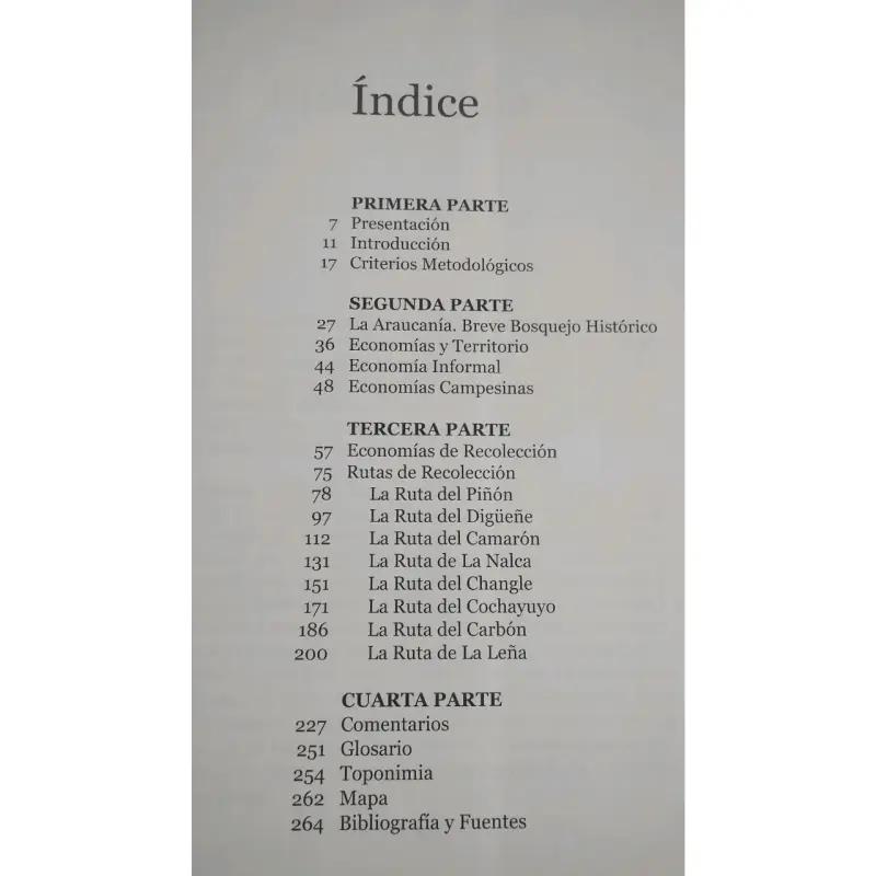 Rutas de Recolección en la Araucanía. C. Zúñiga - 2