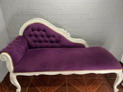 Diván vintage morado - miniatura 1