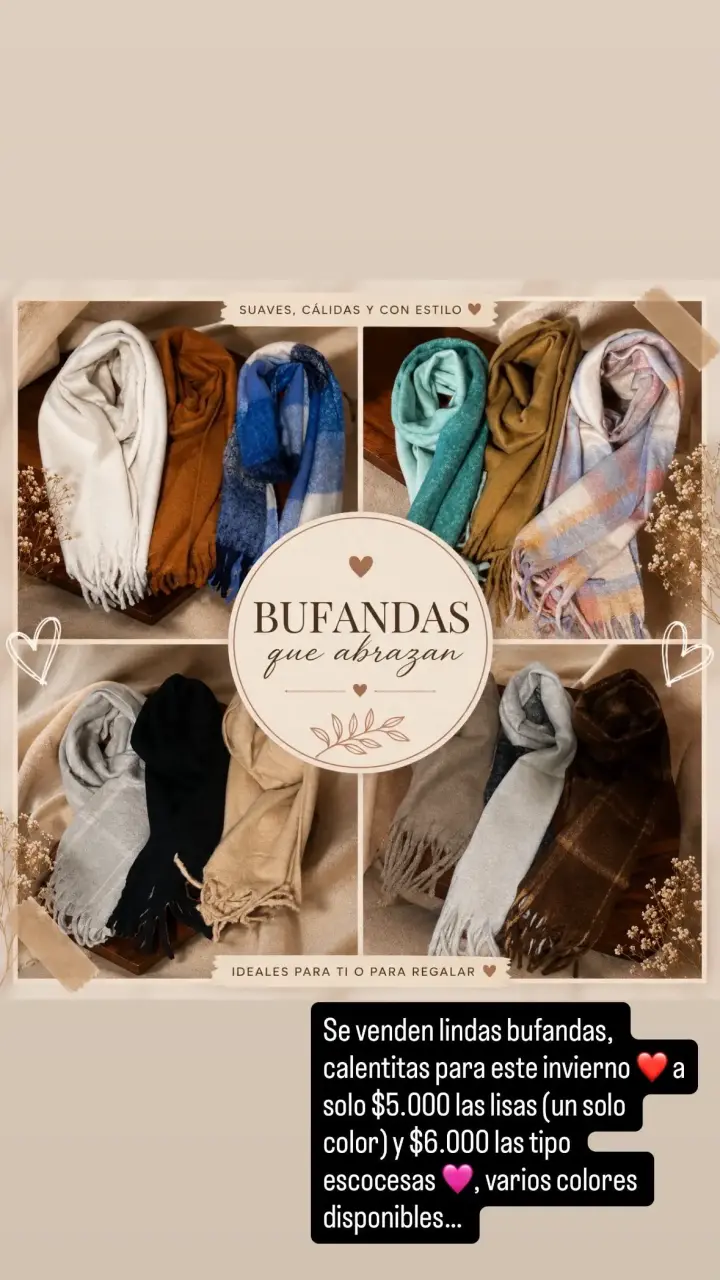 Bufandas cálidas de invierno - 1