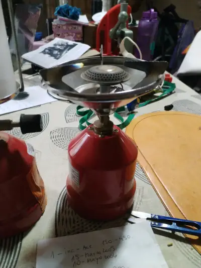 Set de cocina a gas para camping - miniatura 2