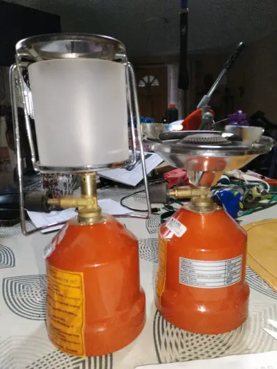 Set de cocina a gas para camping - miniatura 4