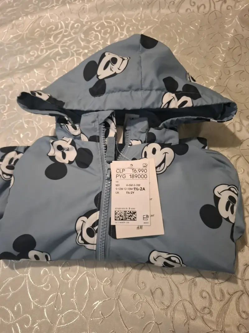 Chaqueta azul con capucha Mickey - 2